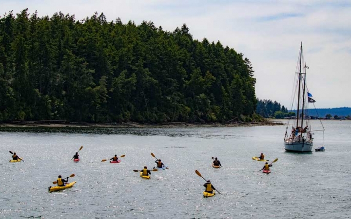 sea kayaking trip for women